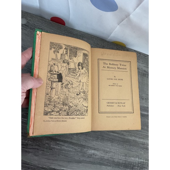 1945 The Bobbsey Twins At Mystery Mansion First Edition - Picture 4 of 16